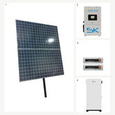 Off Grid Solar Kit - Sol-Ark 5K with solar panels, Pytes batteries, and inverter for energy independence